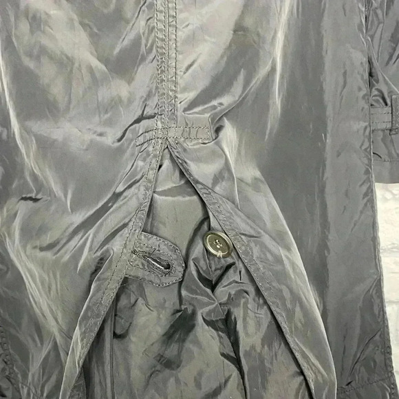 Banana Republic Women’s Black Double Breasted Trench Coat Jacket - Picture 9 of 9